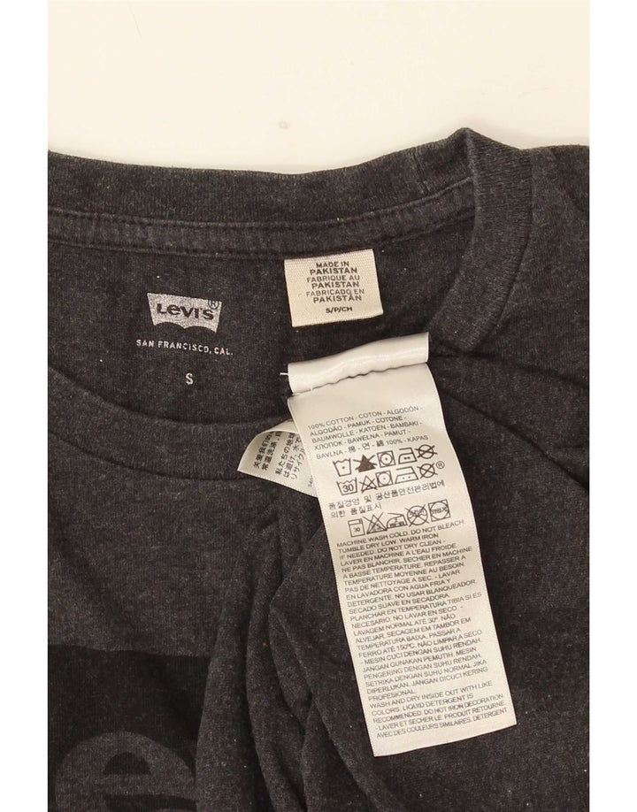 Ανδρικό γραφικό μπλουζάκι Levi's Top Small Grey Flecked Cotton
