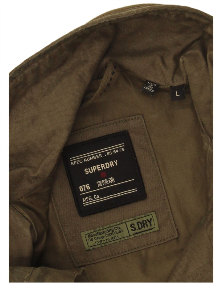 Ανδρικό Military Jacket Superdry UK 40 Large Khaki Cotton
