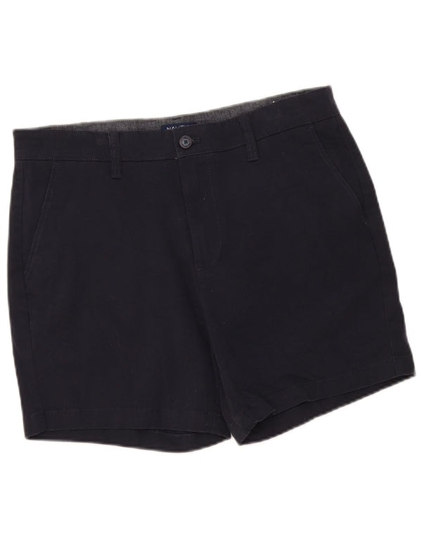 Ανδρικό τσίνο σορτς κλασικής εφαρμογής Nautica W32, μεσαίο μπλε, βαμβακερό