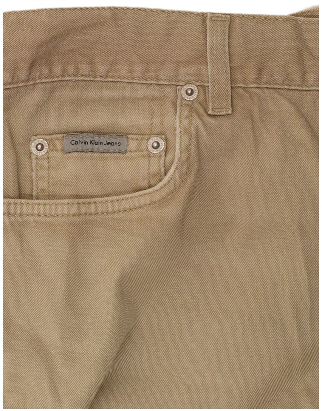 Ανδρικό τζιν ίσιο Calvin Klein W34 L29 Μπεζ