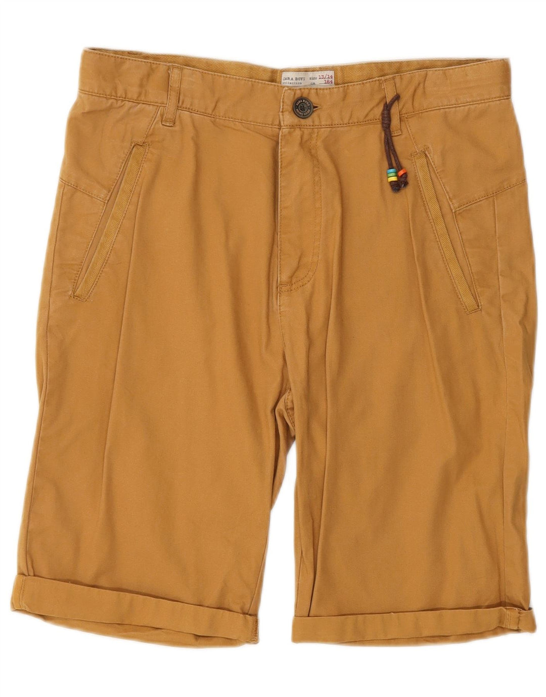 Σορτς Zara Boys Cargo 13-14 ετών W28 Καφέ Βαμβακερό