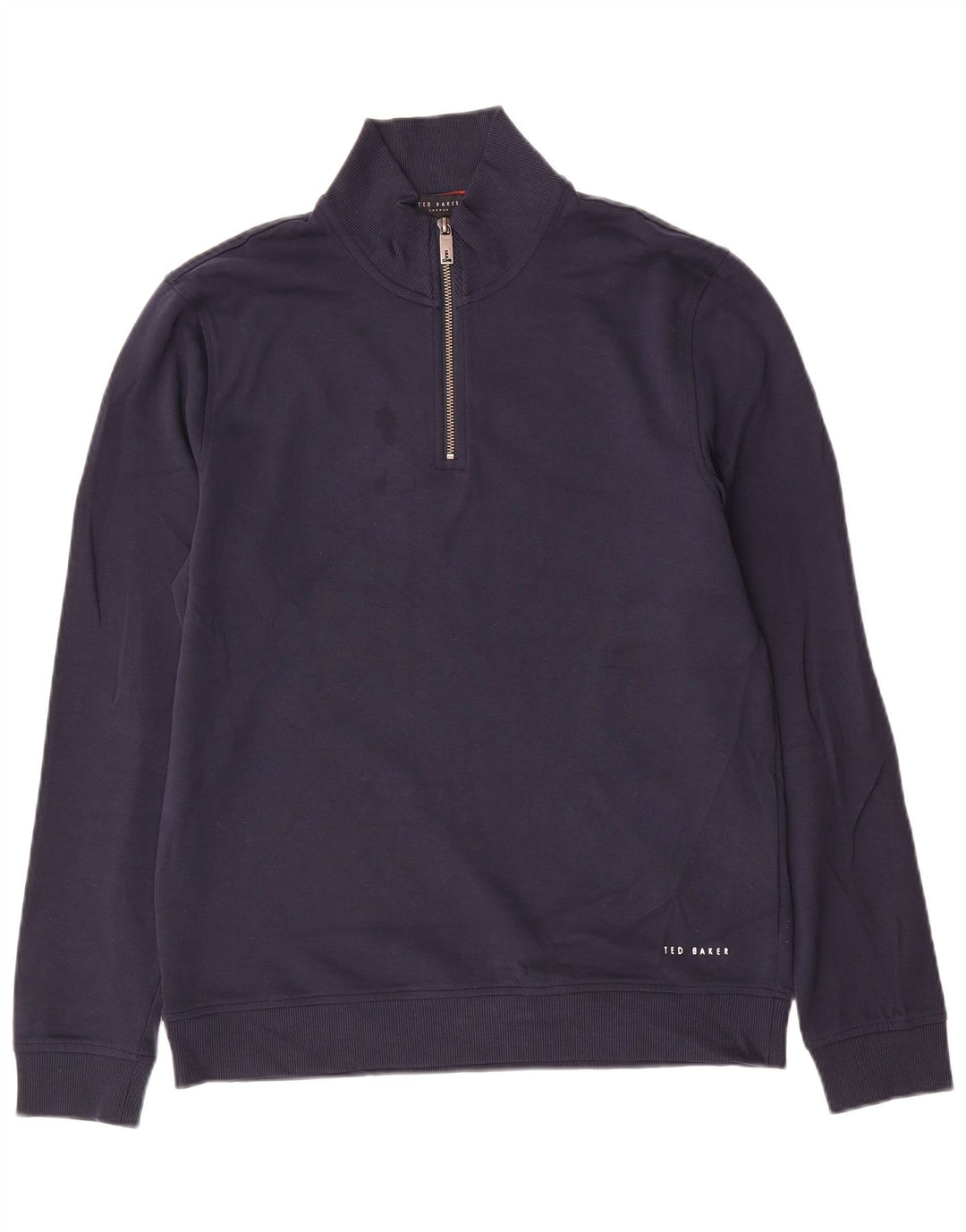 Ανδρικό φούτερ με φερμουάρ Ted Baker, Jumper Μέγεθος 3, Βαμβακερό μπλε ναυτικό