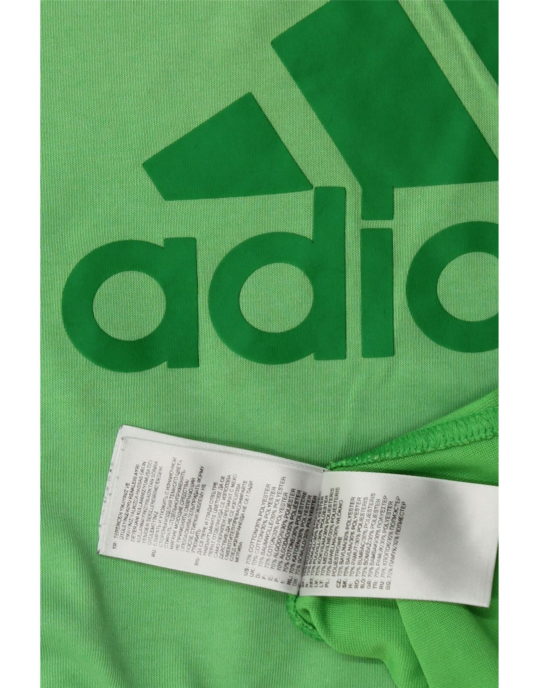 Ανδρικό γραφικό μπλουζάκι ADIDAS Top Large Green
