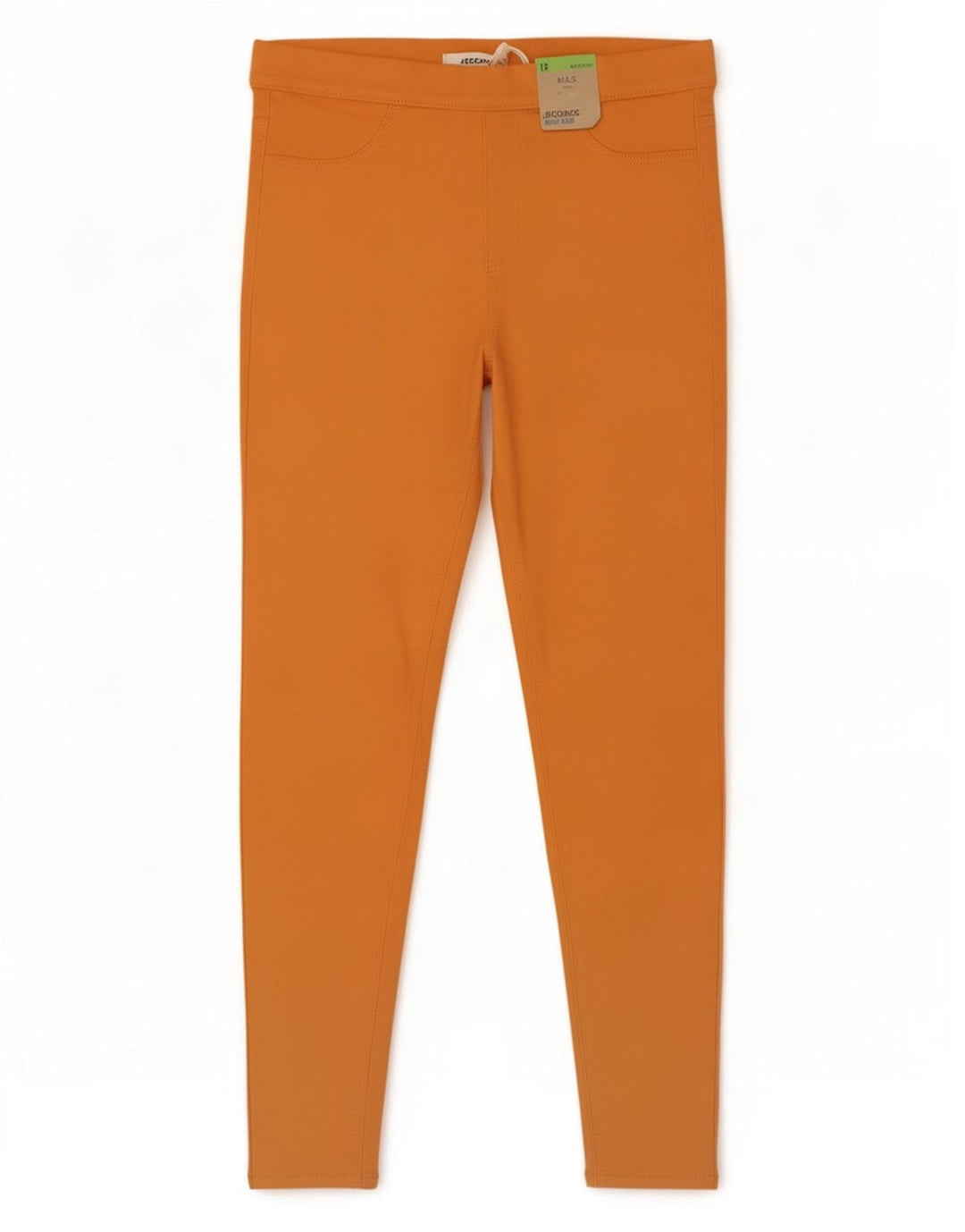 Marks & Spencer Γυναικεία Jegging Τζιν UK 12 Medium W30 L27 Πορτοκαλί βαμβακερό