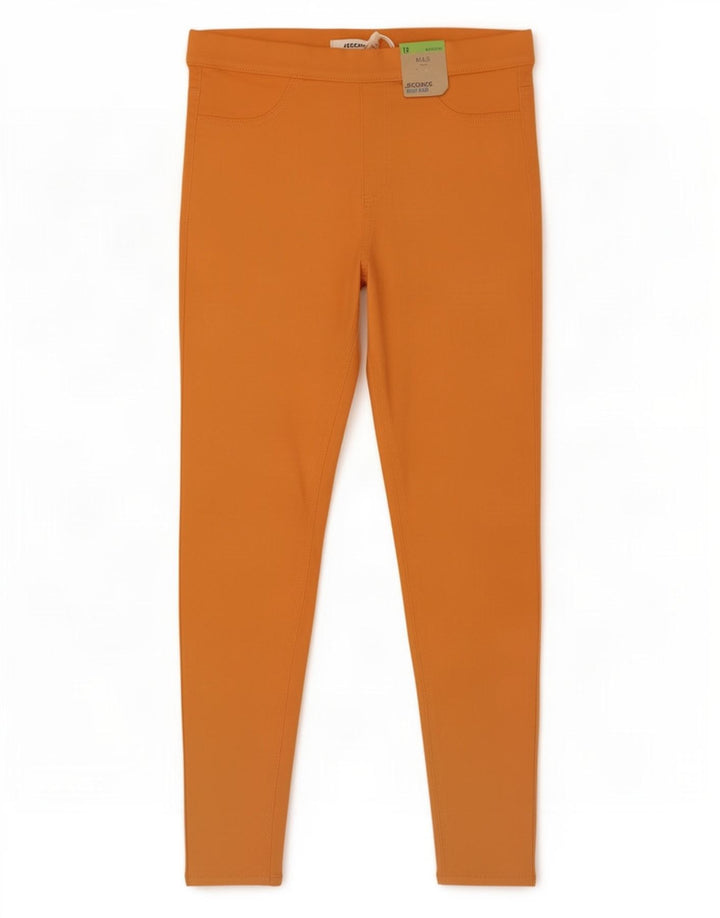 Marks & Spencer Γυναικεία Jegging Τζιν UK 12 Medium W30 L27 Πορτοκαλί βαμβακερό