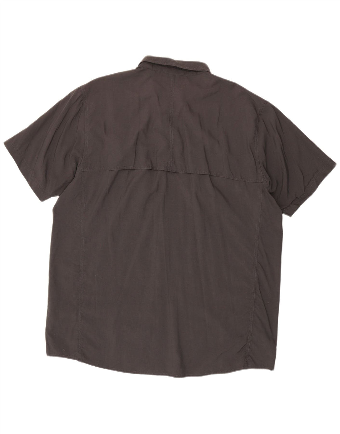 Ανδρικό κοντομάνικο πουκάμισο North Face 2XL γκρι νάιλον