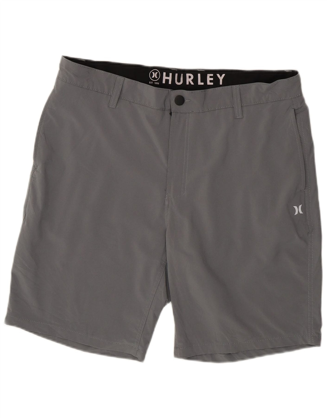 Ανδρικό σορτς chino Hurley W36 μεγάλο γκρι πολυεστέρα