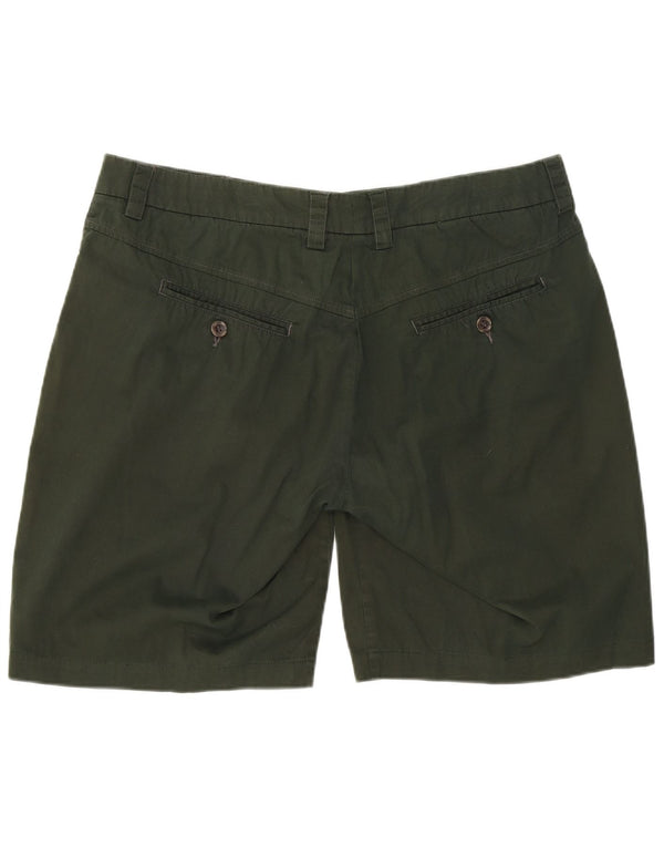 Marlboro Classics Womens Chino Shorts EU 44 Large W34 Green Cotton