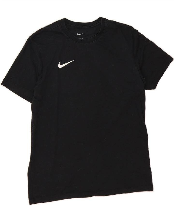 NIKE Mens Dri Fit T-Shirt Top Medium Black Cotton Vintage Nike and Second-Hand Nike from Messina Hembry 