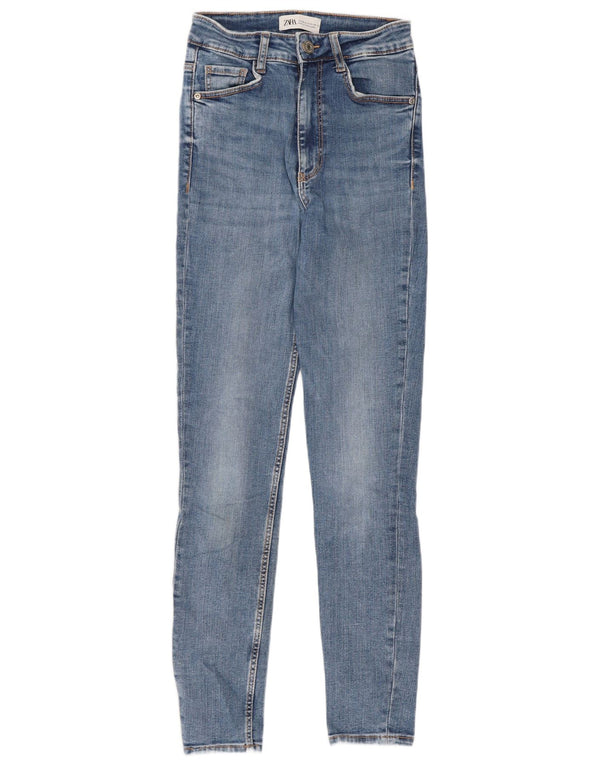Zara Γυναικείο Skinny Jeans EU 34 2XS W24 L26 Blue