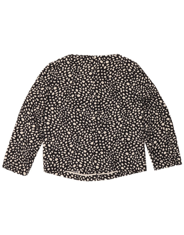 Benetton Γυναικείο μπουφάν Bolero 3/4 UK 8 Small Navy Blue Spotted
