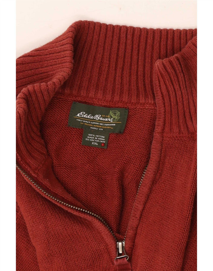 Ανδρικό πουλόβερ με φερμουάρ Eddie Bauer 2XL βαμβακερό βαμβακερό