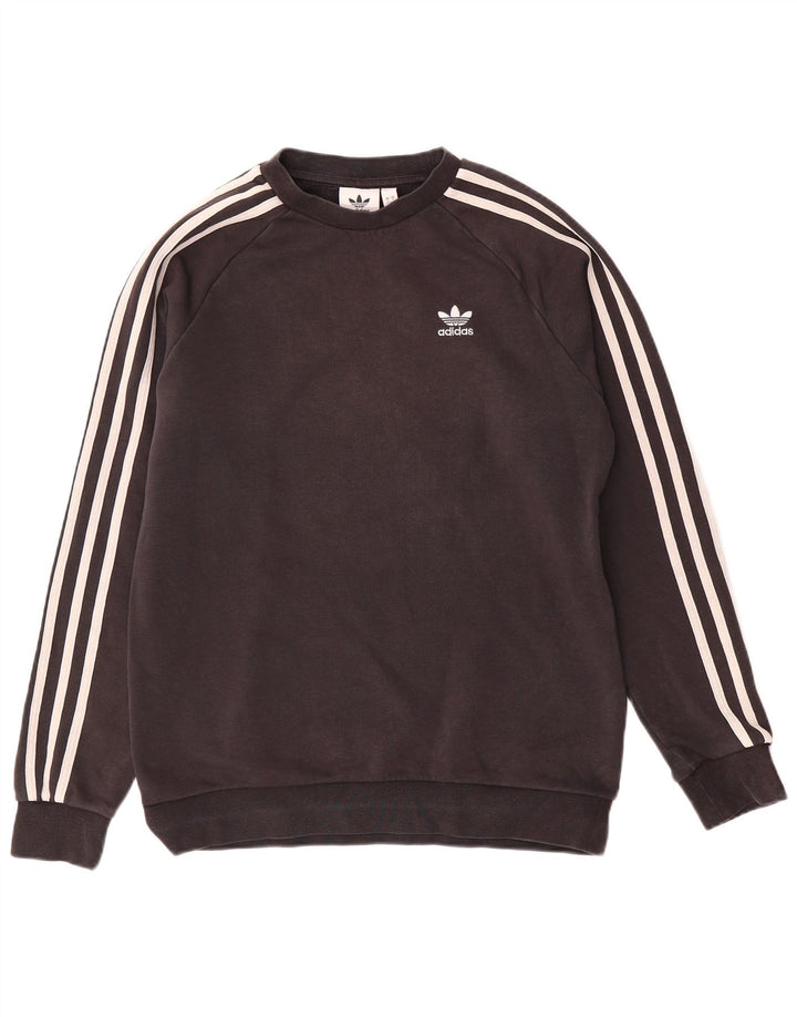 Ανδρικό φούτερ Adidas Jumper Μικρό μαύρο βαμβακερό
