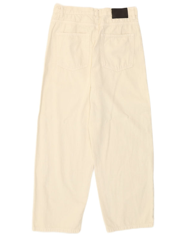 Stefanel Γυναικείο Ψηλό Ροζ Χαλαρό Τζιν W28 L26 Off White