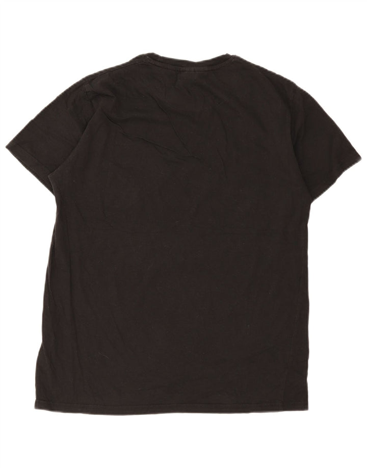 Ανδρικό T-Shirt Pierre Cardin Τοπ μεσαίο μαύρο βαμβακερό