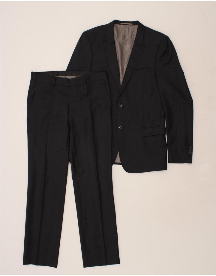 CHROM Ανδρική φόρμα 2 κουμπιών UK 38 Medium W32 L30 Μαύρο