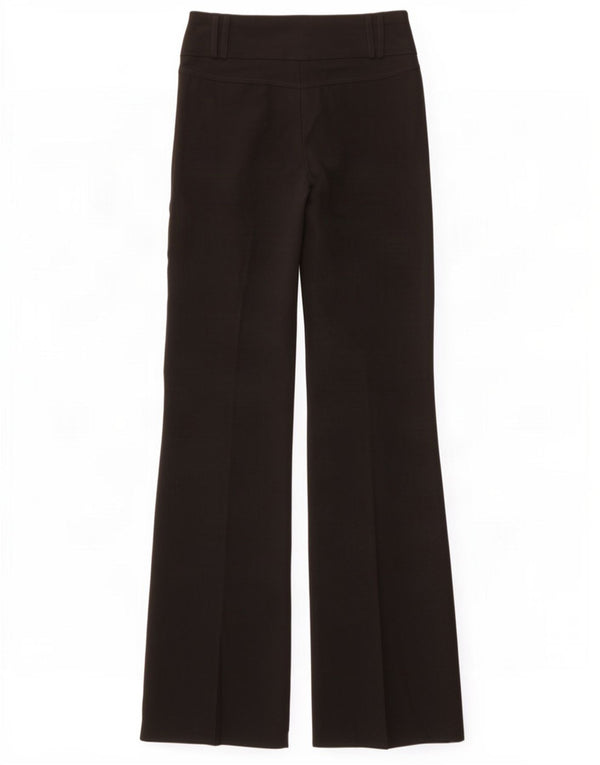 Topshop Womens Bootcut Casual Trousers UK 8 Small W28 L35 Black Polyester
