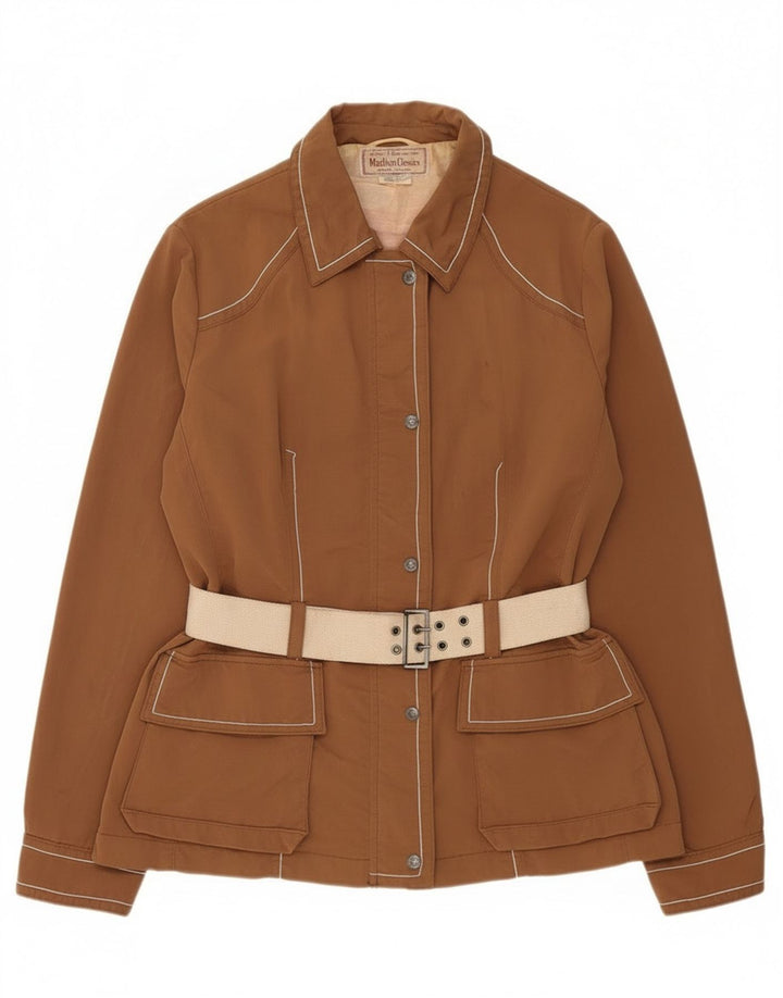 Marlboro Classics Γυναικείο Utility Jacket UK 20 2XL Brown Polyamide