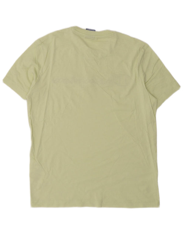 Champion Ανδρικό γραφικό T-Shirt Top Μικρό πράσινο βαμβακερό