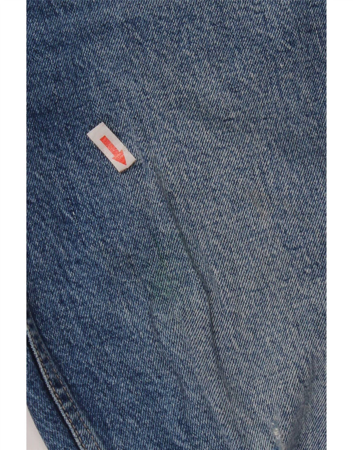 Zara Womens Distressed Slim Jeans EU 40 Medium W30 L27 Blue