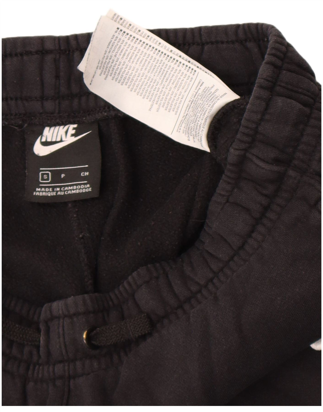 Ανδρική φόρμα Nike Παντελόνι Joggers Μικρό μαύρο βαμβακερό