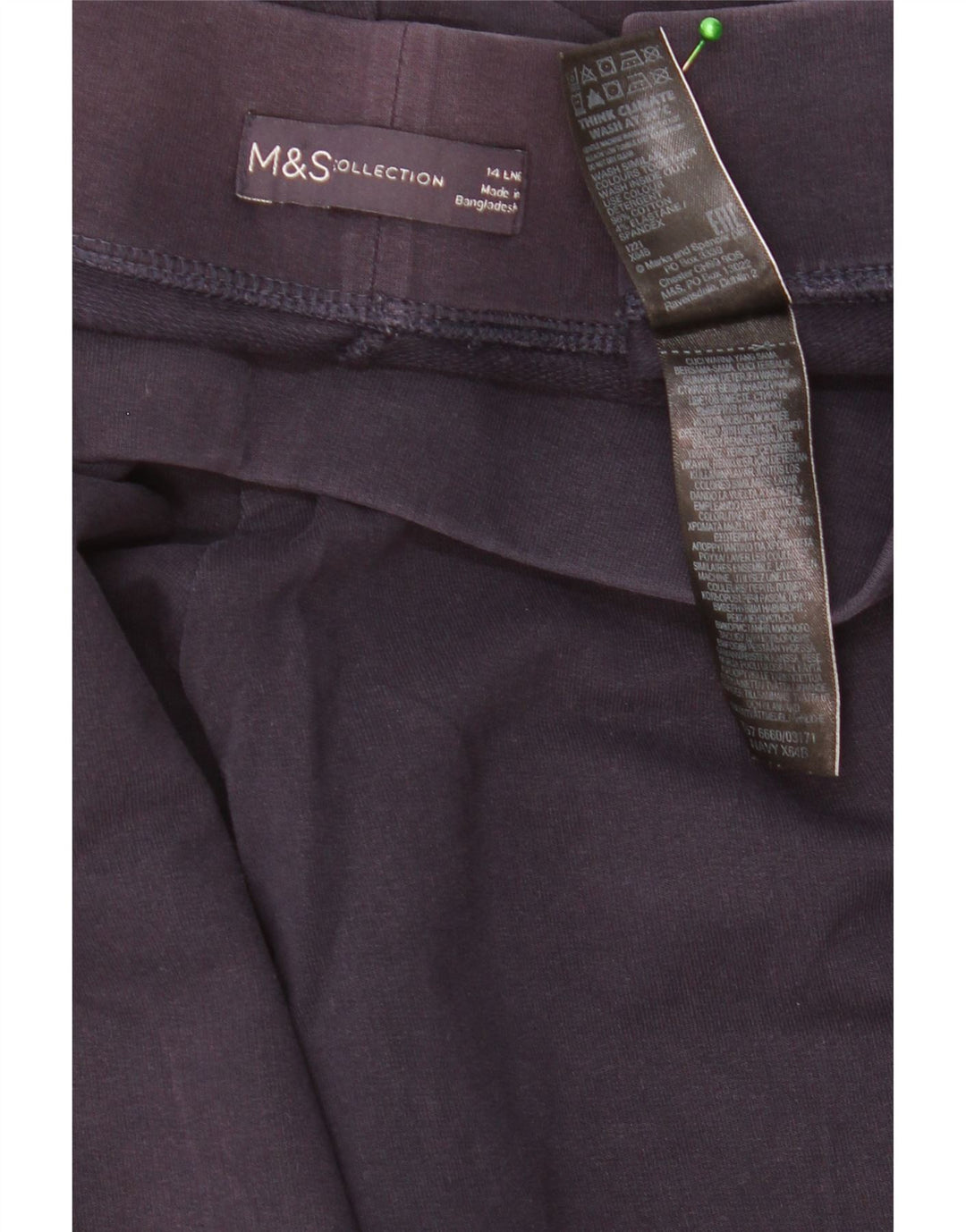 Marks & Spencer Γυναικεία Κολάν UK 14 Large Navy Blue από βαμβάκι