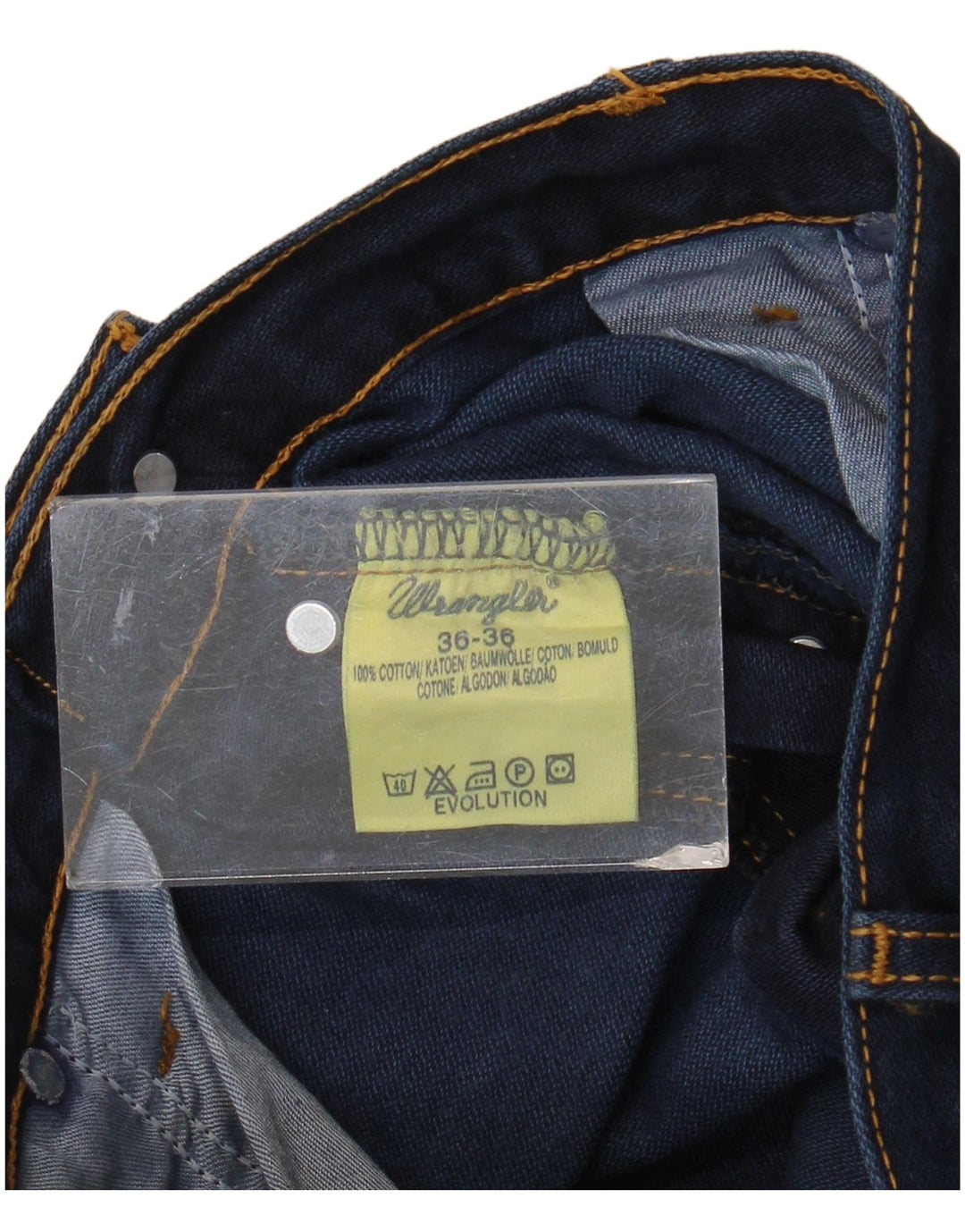 Ανδρικό τζιν Wrangler Evolution Straight W36 L32 Navy Blue Cotton