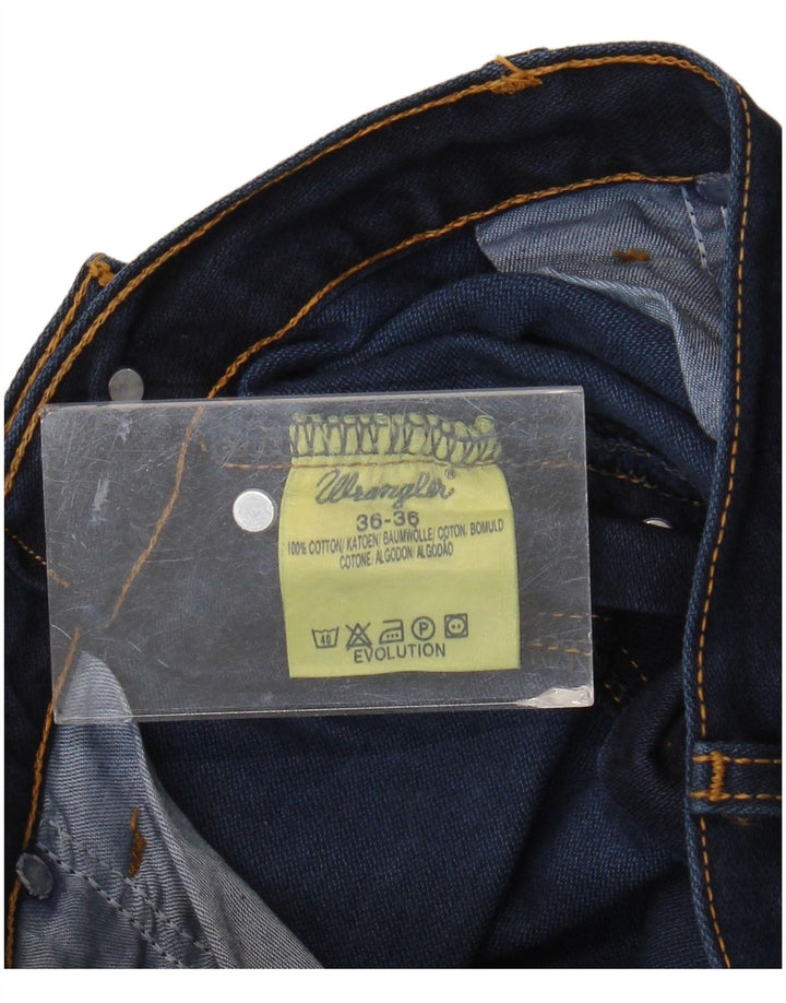 Ανδρικό τζιν Wrangler Evolution Straight W36 L32 Navy Blue Cotton