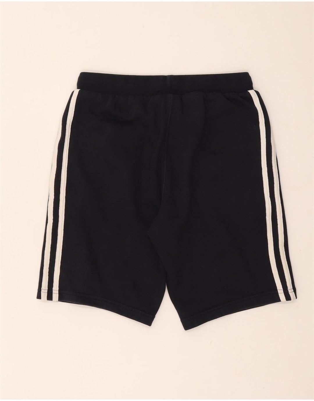 ADIDAS Boys Sport Short 11-12 Years Navy Blue Cotton