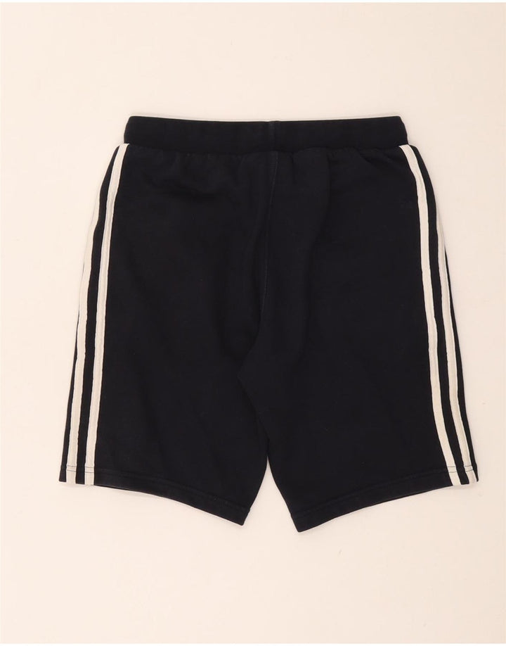 ADIDAS Boys Sport Short 11-12 Years Navy Blue Cotton
