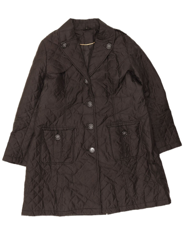 Γυναικείο καπιτονέ πανωφόρι Marks & Spencer UK 18 XL Μαύρο Πολυεστέρας