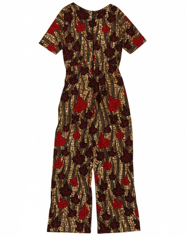 Vintage γυναικεία ολόσωμη φόρμα UK 12 μεσαία πολύχρωμη φλοράλ