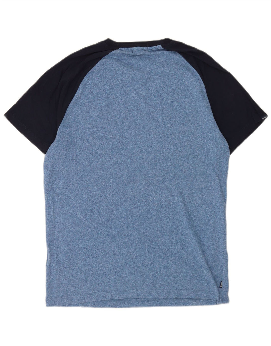 Ανδρικό μπλουζάκι Superdry Top Large Blue Colourblock Βαμβακερό