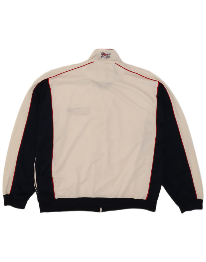 Ανδρική φόρμα Reebok Top Jacket Large White Colourblock Polyester