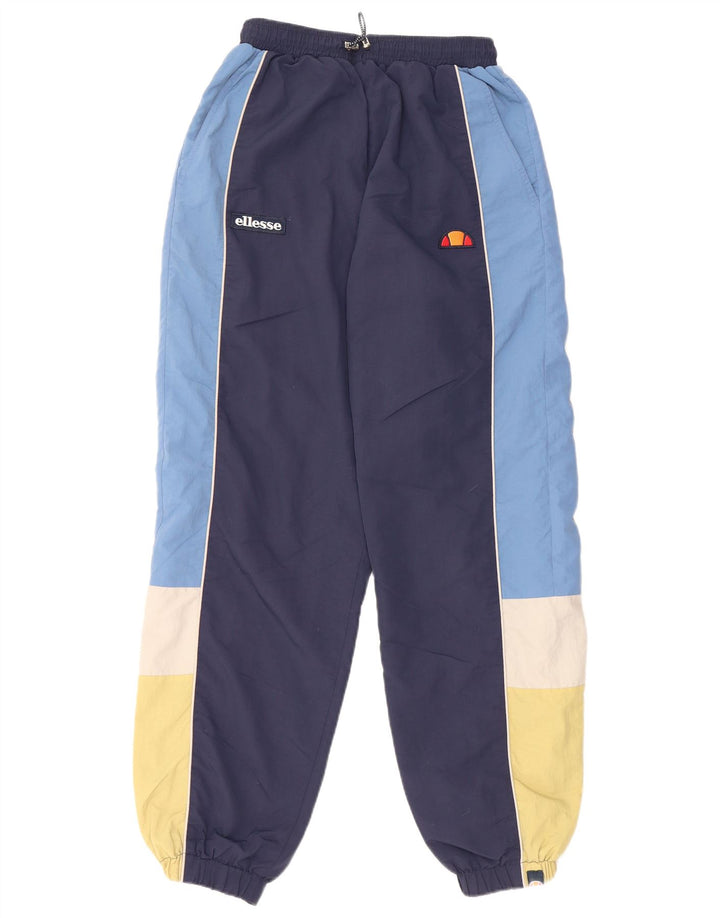 Γυναικεία αθλητική φόρμα ELLESSE Παντελόνι Joggers UK 8 Small Navy Blue Colorblock