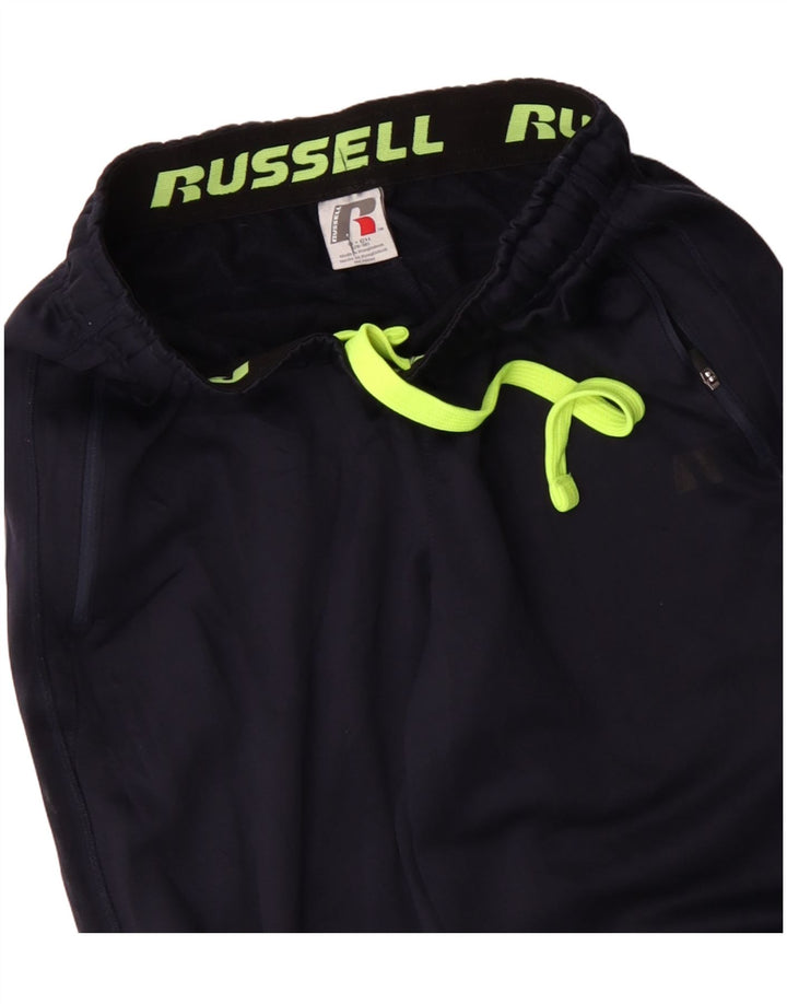 Ανδρική αθλητική φόρμα RUSSELL ATHLETIC Παντελόνι Μικρό Navy Blue Polyester