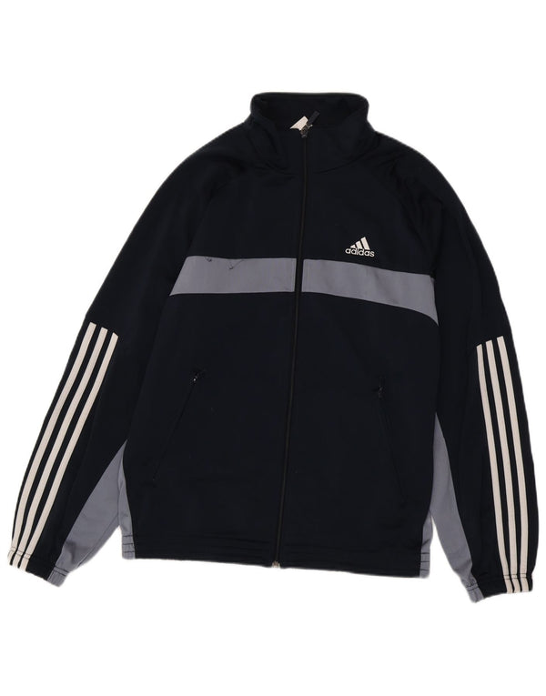 Ανδρική φόρμα Adidas Top Jacket UK 36/38 Small Navy Blue Colourblock