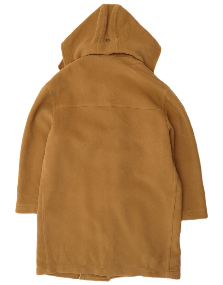 VINTAGE Ανδρικό παλτό Duffle με κουκούλα IT 52 XL Μπεζ μαλλί