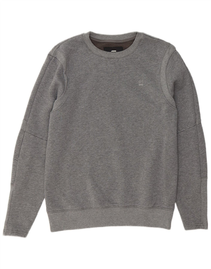 G-STAR Mens Sweatshirt Jumper Medium Grey