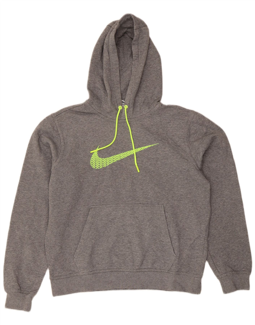 Ανδρικό φούτερ με κανονική εφαρμογή Nike, μεσαίο γκρι βαμβακερό