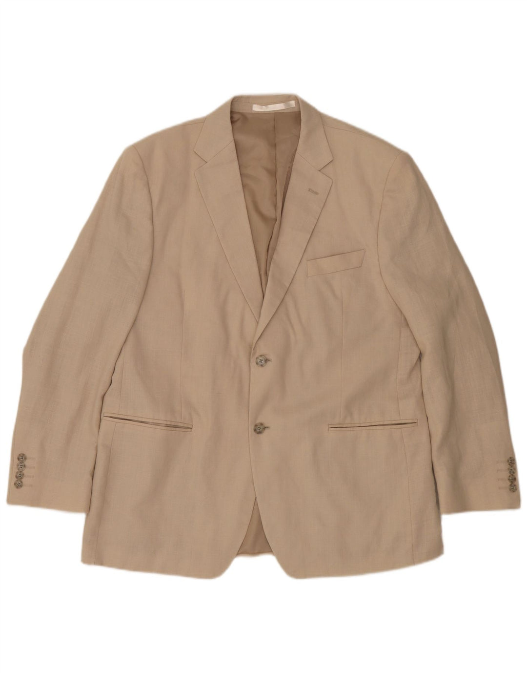 Marks & Spencer Ανδρικό Μπουφάν Blazer UK 44 XL Μπεζ λινό