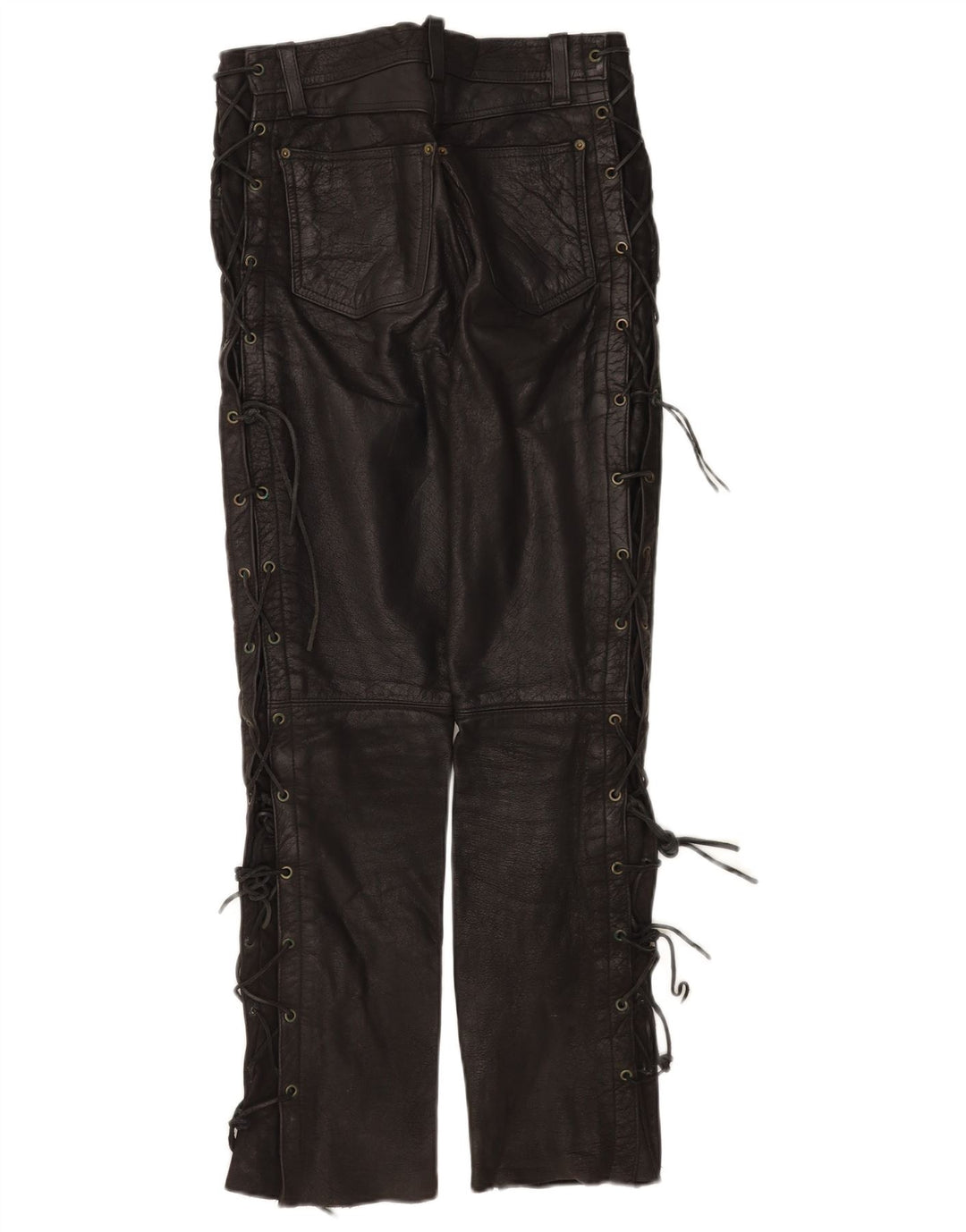 Γυναικείο Δερμάτινο Παντελόνι Modeka W28 L30 Μαύρο Δερμάτινο