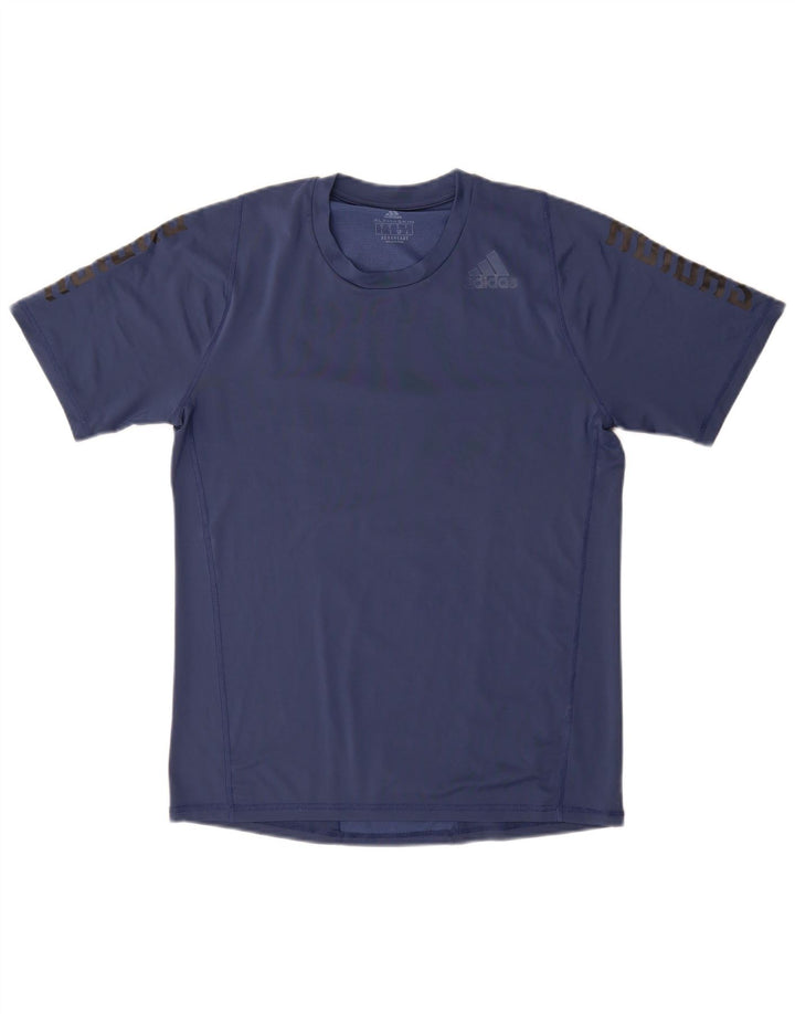 Ανδρικό γραφικό T-Shirt Aeroready ADIDAS Top Small Navy Blue