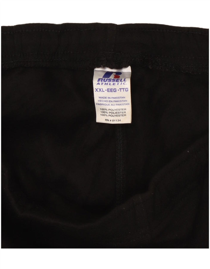 RUSSELL ATHLETIC Ανδρικές φόρμες Cargo Παντελόνια 2XL Μαύρο Πολυεστέρας