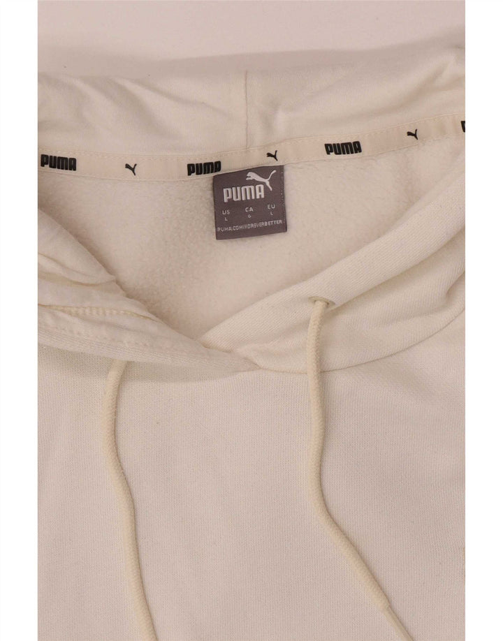 Puma Γυναικείο Hoodie Jumper UK 16 Large White