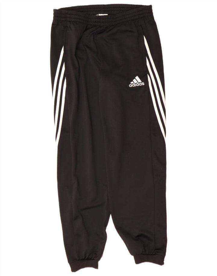 Ανδρική φόρμα ADIDAS Παντελόνι Joggers Μεσαίο Μαύρο Πολυεστέρα