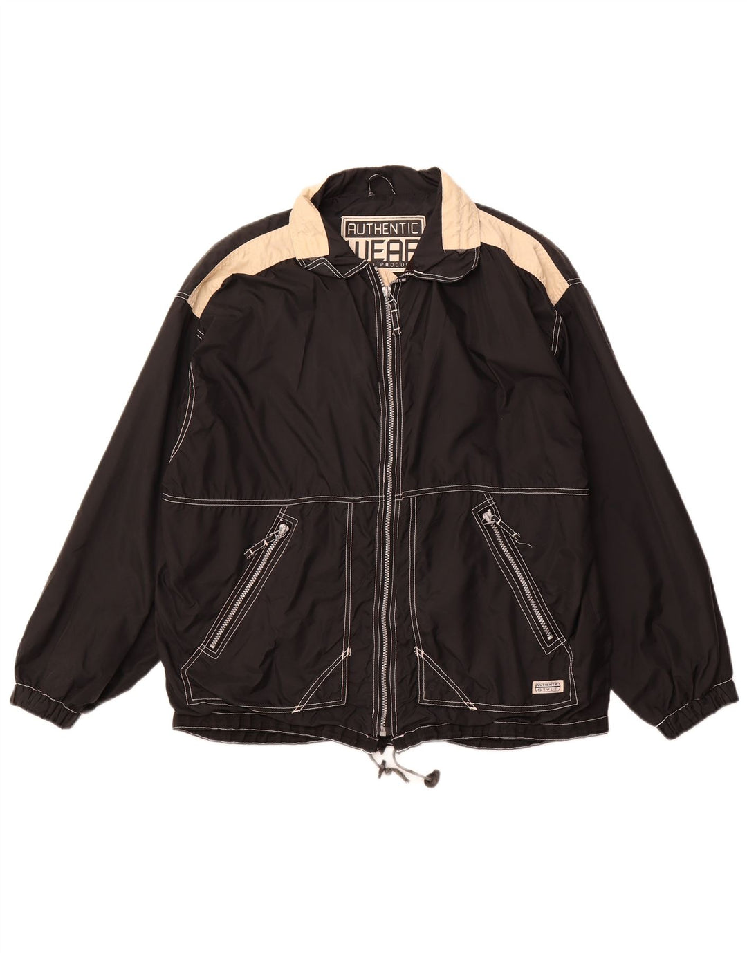 ΑΥΘΕΝΤΙΚΟ Ανδρικό Loose Fit Utility Jacket UK 38 Medium Black