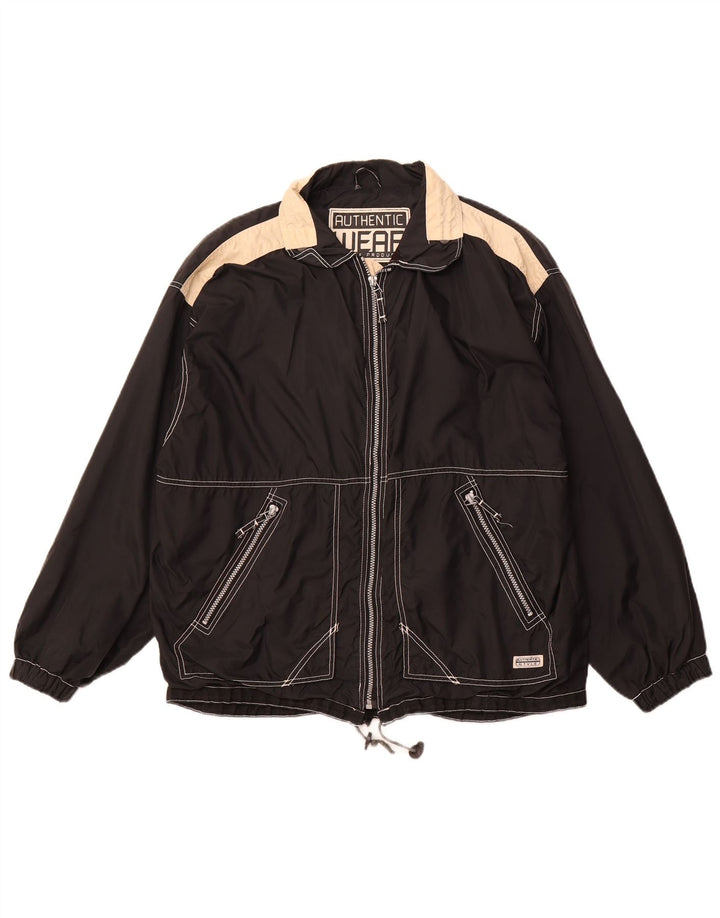 ΑΥΘΕΝΤΙΚΟ Ανδρικό Loose Fit Utility Jacket UK 38 Medium Black