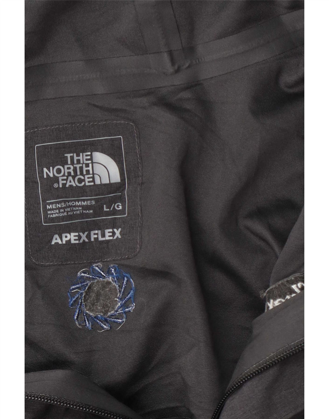 The North Face Ανδρικό μπουφάν βροχής με κουκούλα UK 40 Large Grey