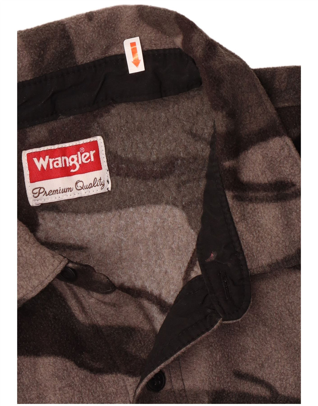 Ανδρικό Fleece πουκάμισο Wrangler 2XL Γκρι Καμουφλάζ